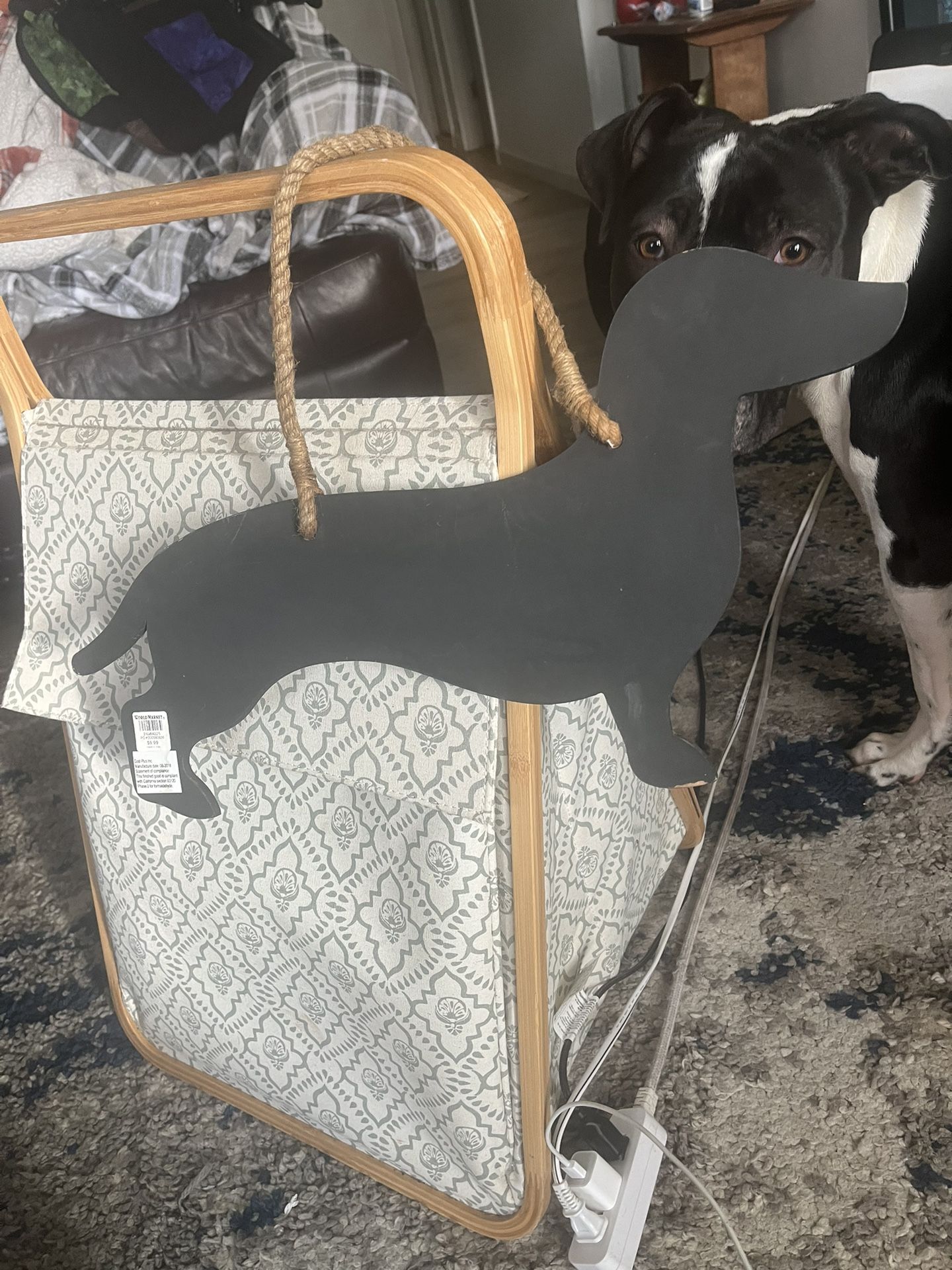 World Market Dachshund chalkboard  