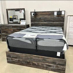 LH 👉$39 Down Payment 👉Drystan Multi Color Queen Bedroom Sets 
