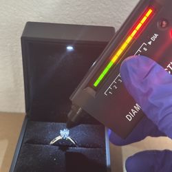 Moissanite Engagement Ring