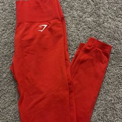 Gym Shark Leggings Red 