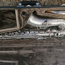 King Vintage Silver Alto Sax