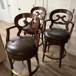 Biedermeier Bar Stools Set Of 3