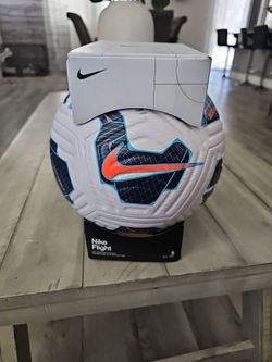 Nike Flight 2024 2025 Official Match Soccer Ball White and Blue size 5