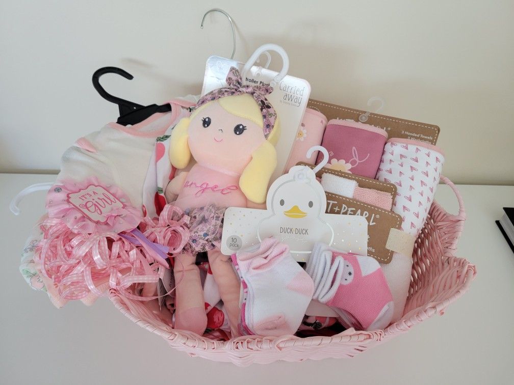Baby Shower Gift Ready Girl Pink Theme Bundle