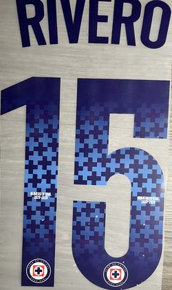 Set Oficial Cruz Azul 2025-Nombre y Numero Temporada Actual.