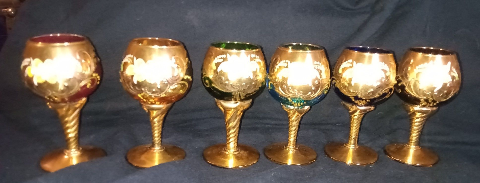 Murano Bohemian Cordials 