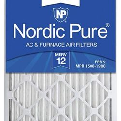 Nordic Pure 20x25x2 AC/ Furnace Air Filters 3 Pack