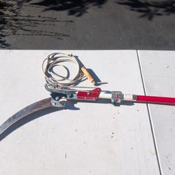 Sears Craftsman Curved Serrated Blade Telescoping Pole Saw And Lopper