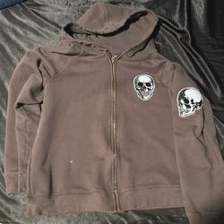 Number (Nine) Skull Zip Up 