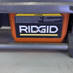 RIDGID Table Saw
