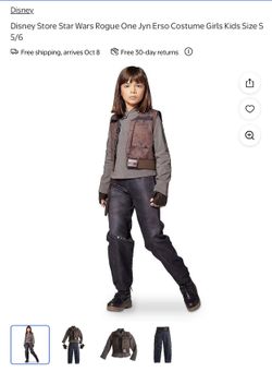 Star Wars Rouge One Jyn Erso Girls Halloween Costume Size Small 5-6 New 