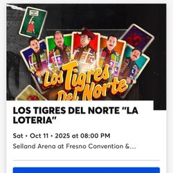 Los Tigres del Norte Concert GOOD SEATS FRONT ROW