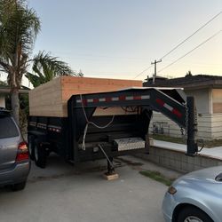 Trash Haul Clean Out Trailer Or Material Moving Trailer