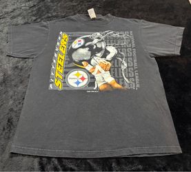 Mens Large Vintage 1996 Pittsburgh Steelers Tshirt