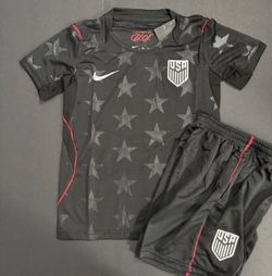 Nike away USA Kids youth jersey and shorts kit