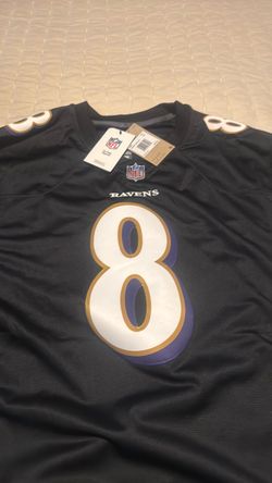 Baltimore Ravens #8 Lamar Jackson NFL Jersey New with Tags