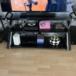 Glass Tv stand 
