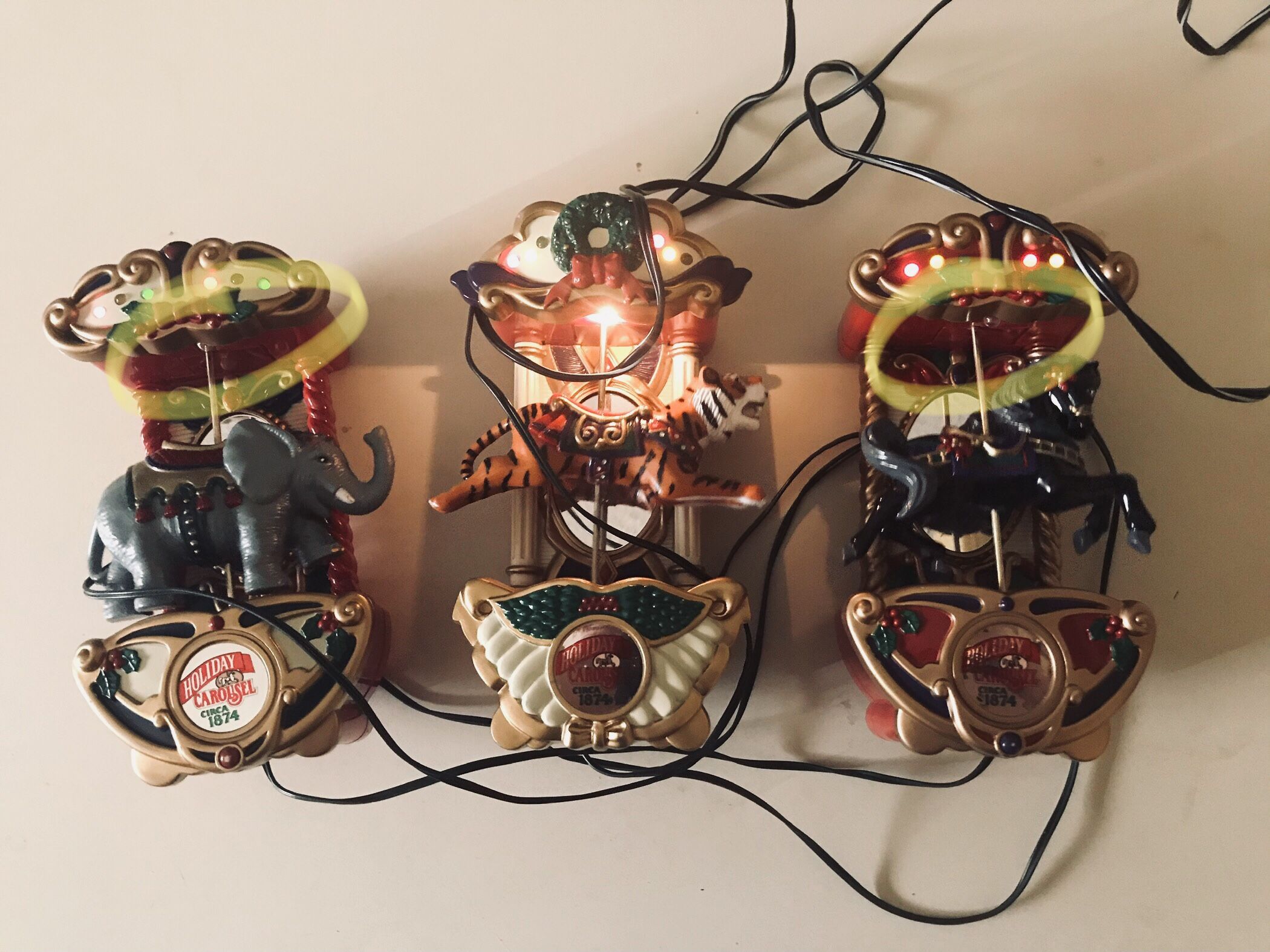 Mr. Christmas Carousel Ornaments Circus Animals for Sale in Phoenix