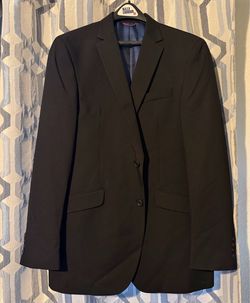 Billy London Black Two-Button Suit Jacket Size 40L