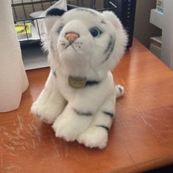 White Tiger Stuffed Animal 