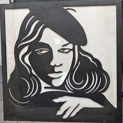 Art. Wall piece made of plexiglass