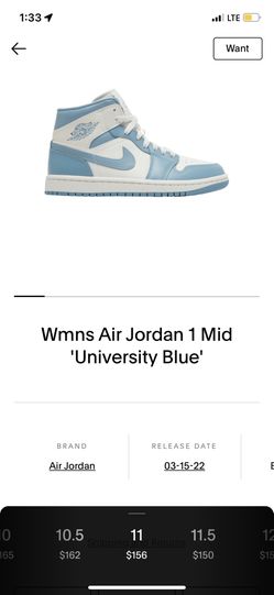 Air Jordan 1 University Blue 