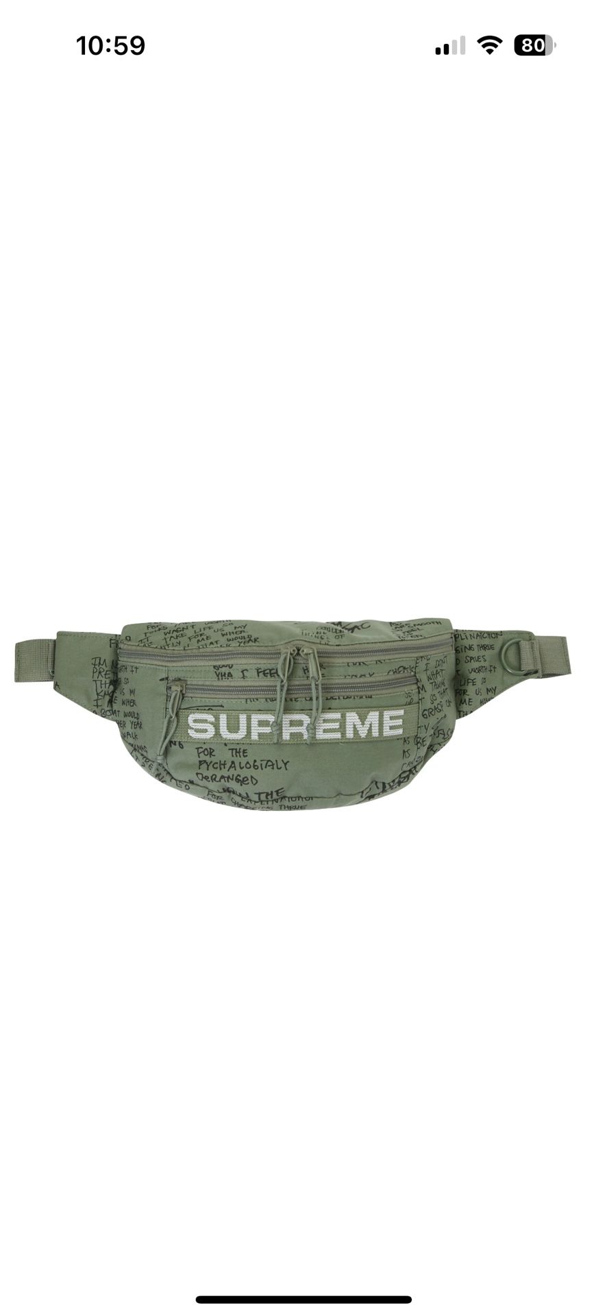 Supreme Field Waist Bag Olive 