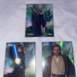 Starwars Topps Chrome Cards 