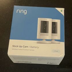2 Pack Ring Cameras Brand New