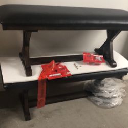 New In the box dining bench $75 each 125 for two