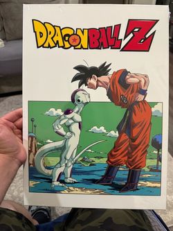 Dragon ball Z Goku and Frieza metal poster