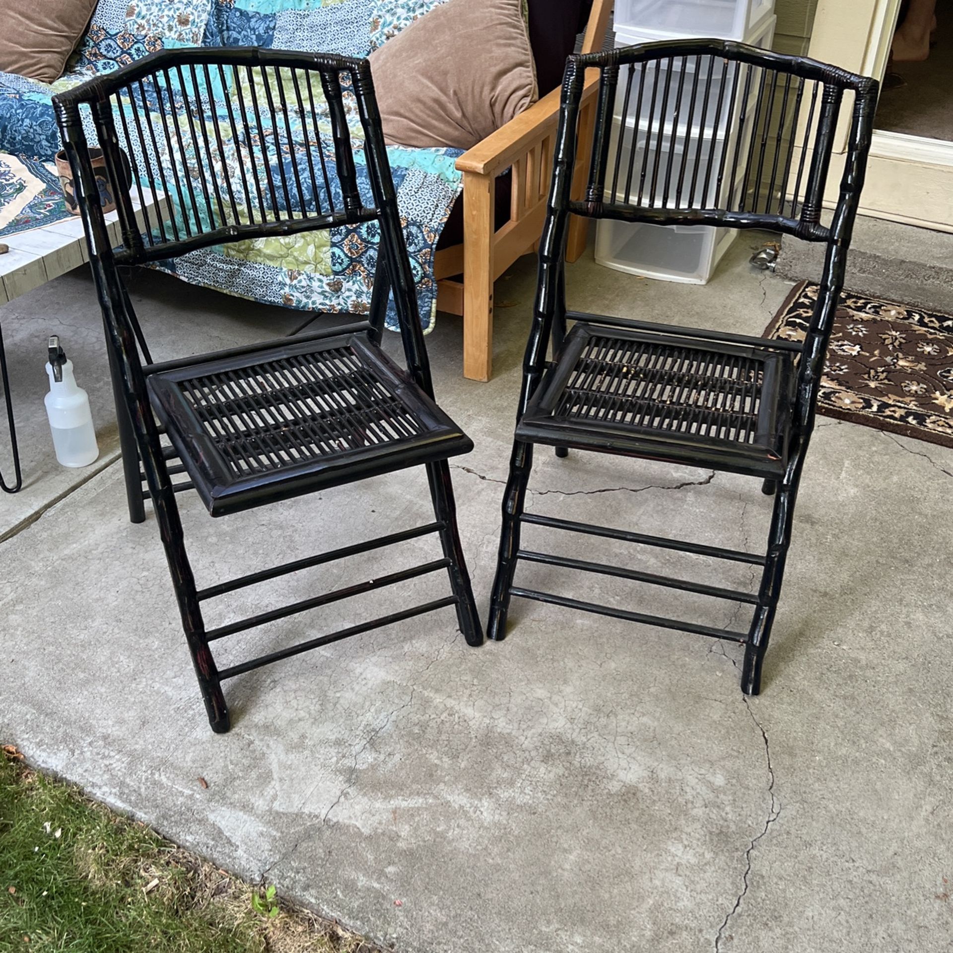 Bamboo Chairs Folding