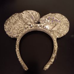 Authentic Disney Silver Disney Ears