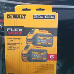 2 Pk 20 Volt DeWalt Battery Packs