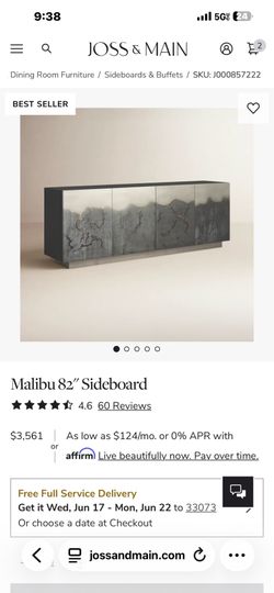 82” Sideboard
