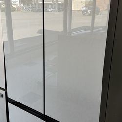 💥Best Saving💥 Bespoke 30 cu. ft. Standard Depth 3-Door French Door Smart Refrigerator in White Glass with Beverage Center