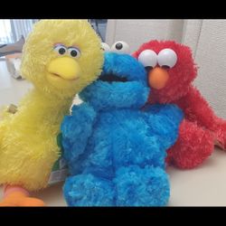 BIG BIRD/COOKIE MONSTER/ELMO NEW