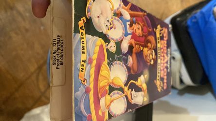 Disney Sing Along Songs Be Our Guest Beauty & the Beast Volume 10 VHS