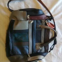 Patchwork leather Mexico purse
