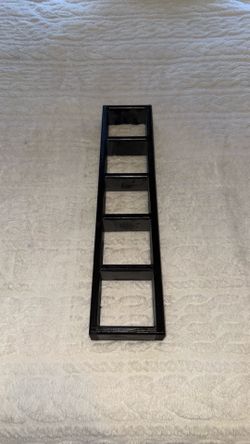 Small Wooden Wall Shelf / Display Shelf – Black – 23” Tall