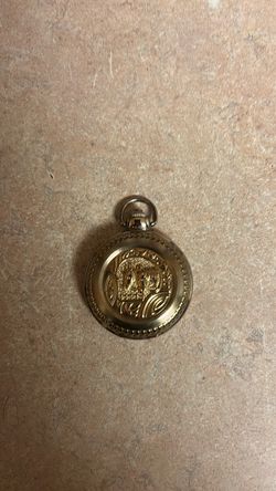 Gold stop watch