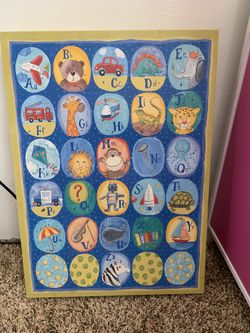 Alphabet canvas picture-Nursery