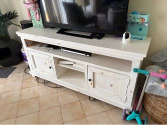 City furniture distressed tv center!