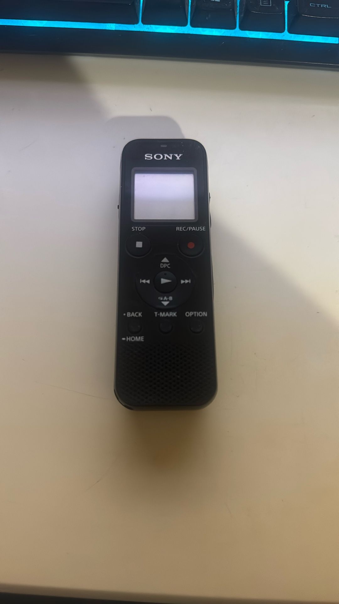 Sony ICD-PX470 Stereo Digital Voice Recorder with Built-in USB Voice Recorder, Black