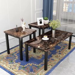 Matching Dinning Room & Living Room Table Set