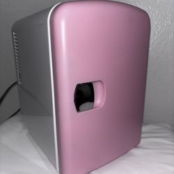 Pink Mini fridge