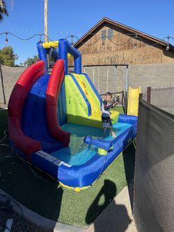 Blow Up Boucehouse Water Slide
