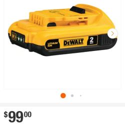 DEWALT
20V MAX Compact Lithium-Ion 2.0Ah Battery 
