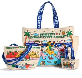 Fishwife Whole Foods tote set