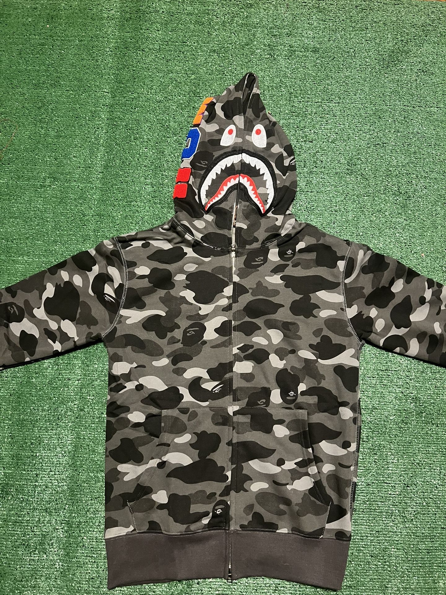 Black BAPE Zip-up Hoodie 